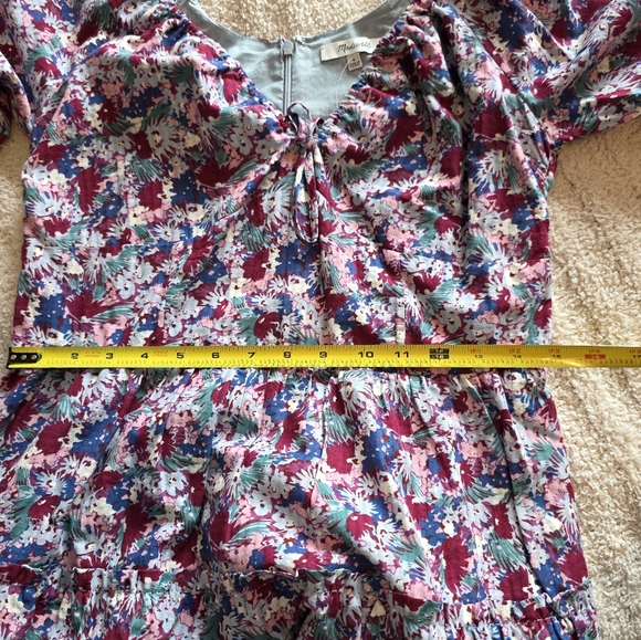 Madewell New Without Tags Amalia Floral Dress Size 6 - Picture 6 of 11
